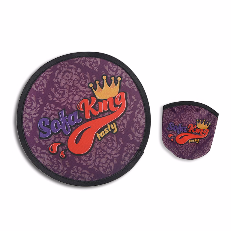 Fold Up Flying Disc w/Pouch