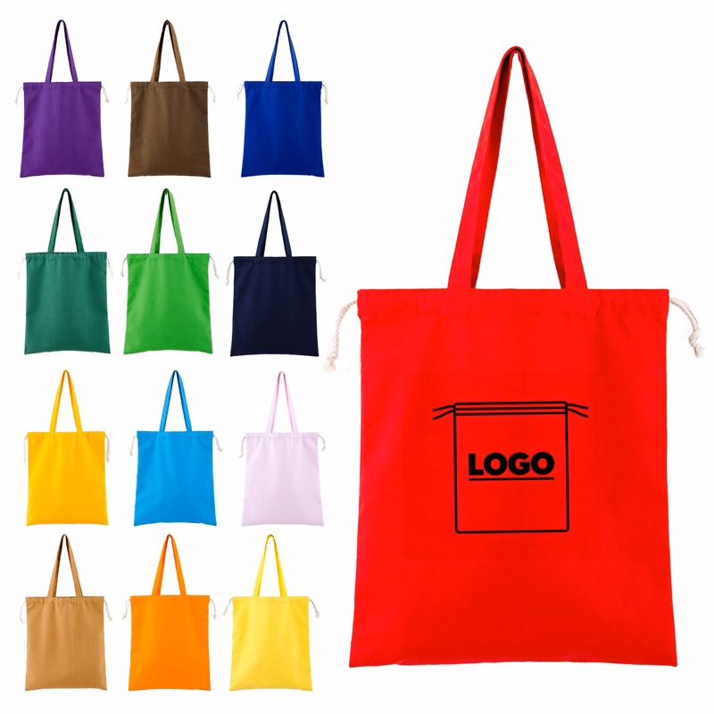 Drawstring Shopping Handheld Tote Bag