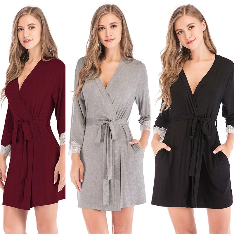 Women Kimono Robes Pajamas 1