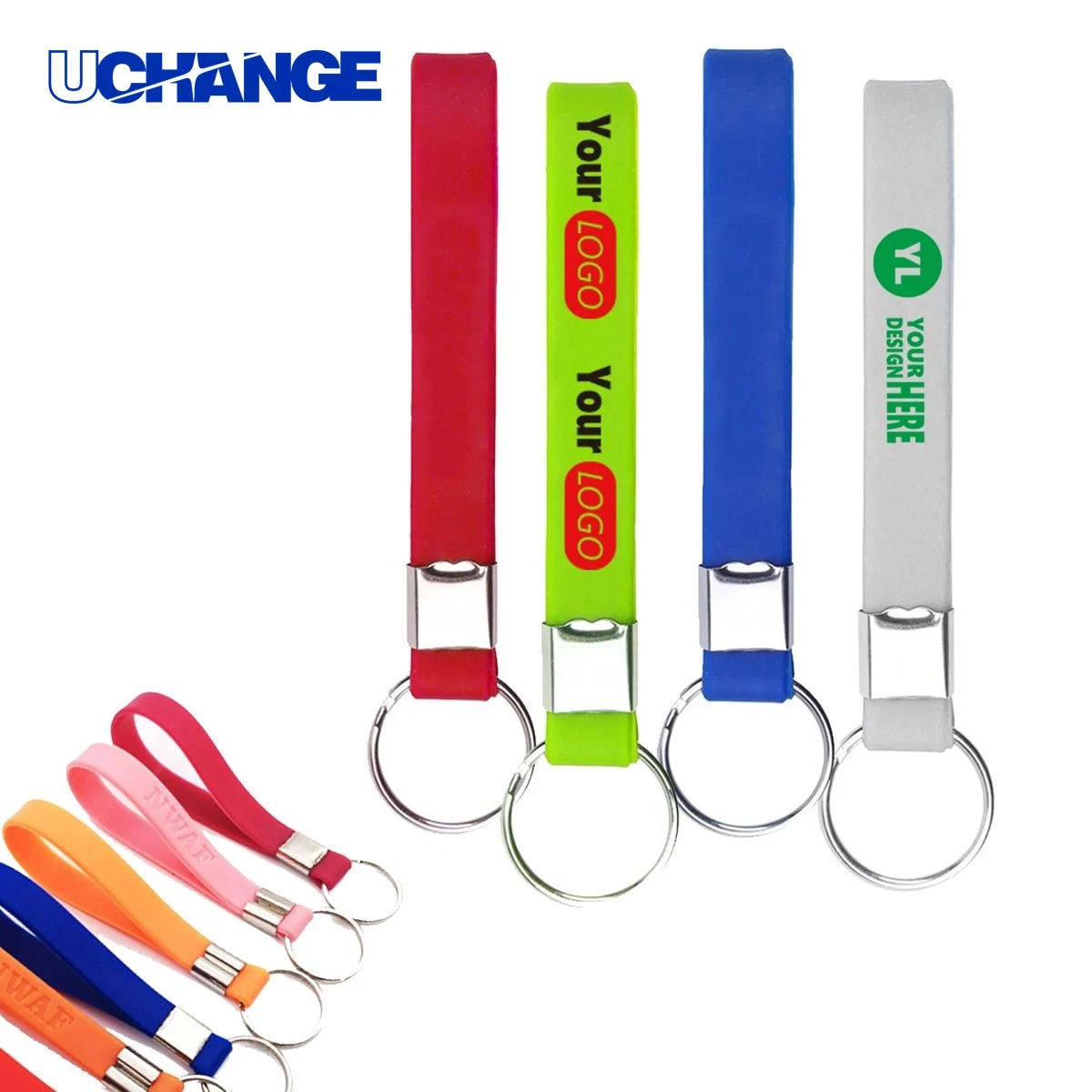 Silicone Wristband Keychain 1
