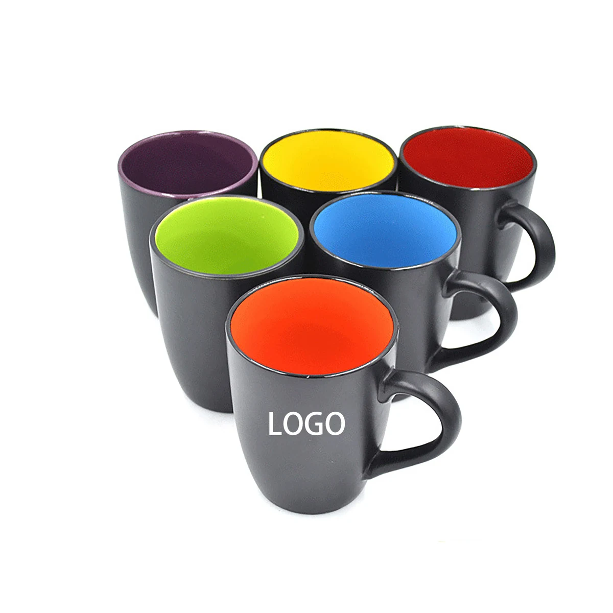 16 oz. Bistro Ceramic Coffee Cups 1
