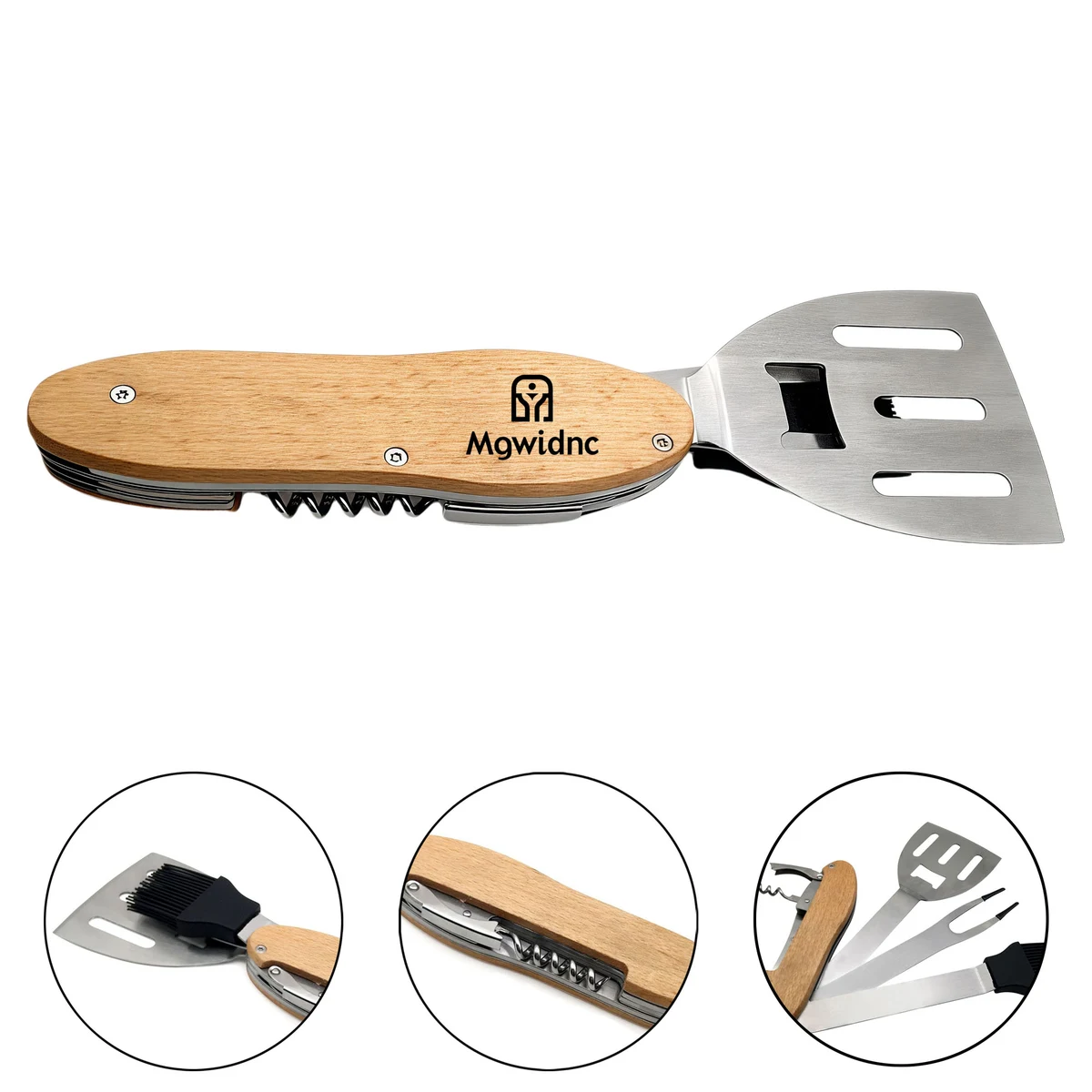 5-in-1 Foldable Portable BBQ Grill Tools for Outdoor Camping Picnic Barbecue 1