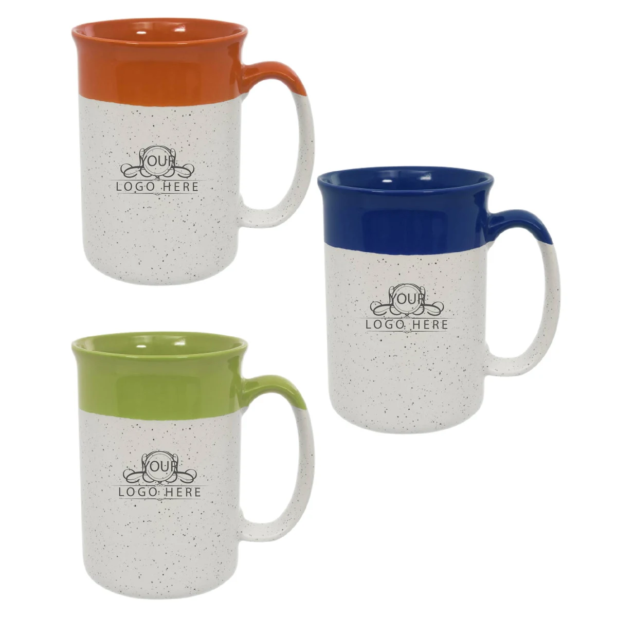 13 oz. Cosmic Speckled Clay Coffee Mugs 1