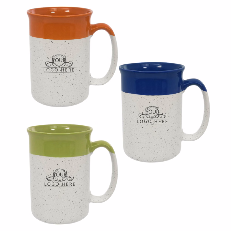 13 oz. Cosmic Speckled Clay Coffee Mugs