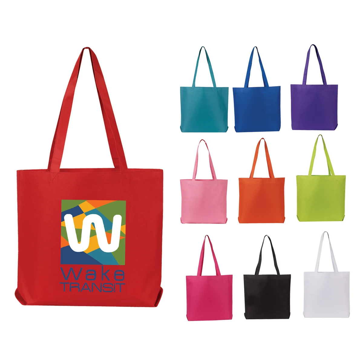 600D Polyester Open Tote Bag 1