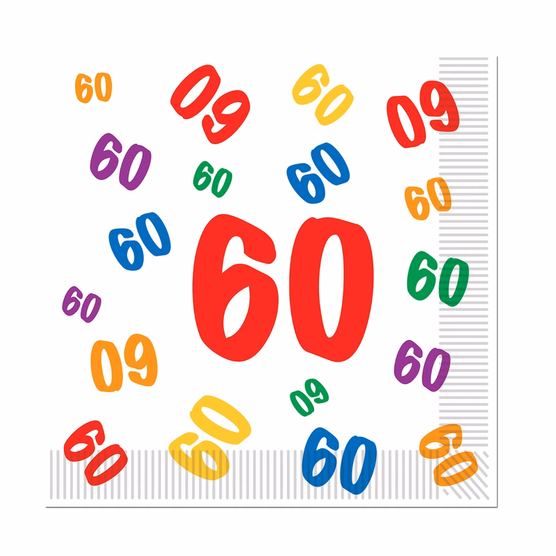 "60" Luncheon Napkins