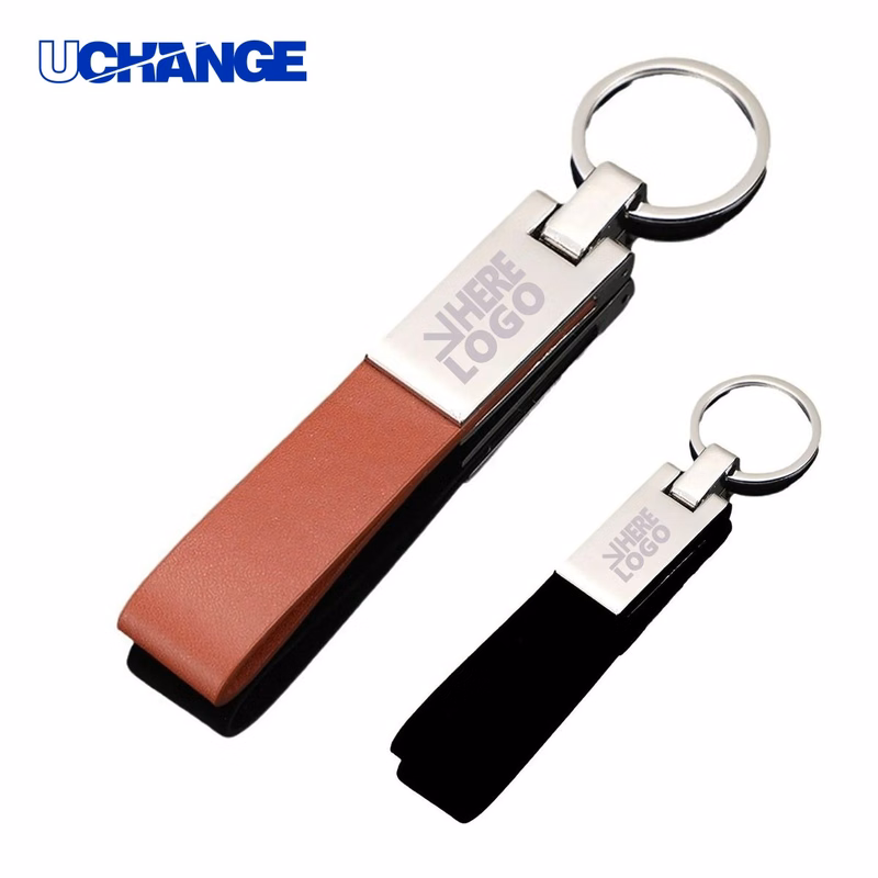 Premium Leather Loop Keychain