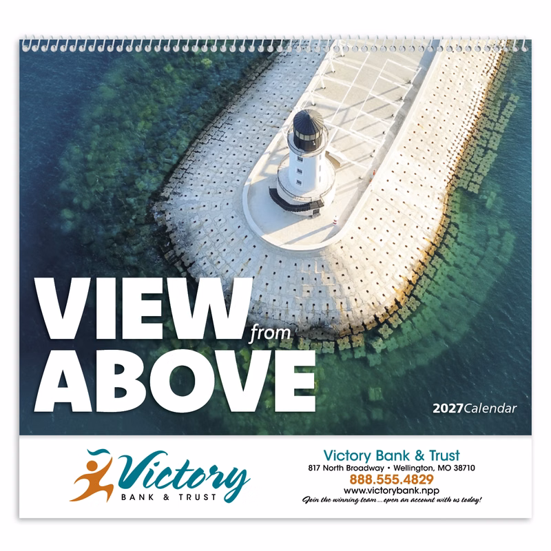 Good Value™ View from Above - Spiral Calendar