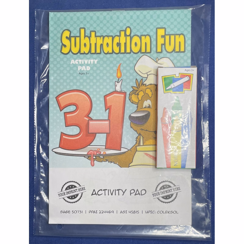 ACTIVITY PAD SET - Subtraction Fun Activity Pad Fun Pack