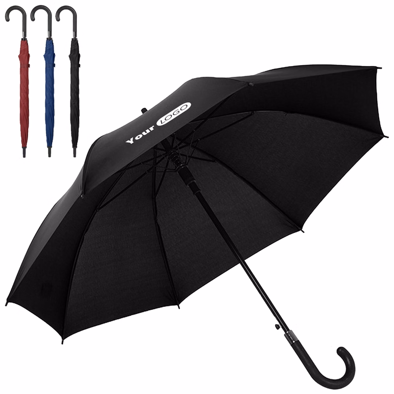 Impact Cloth Sunshade And Windproof Long Handled Umbrella