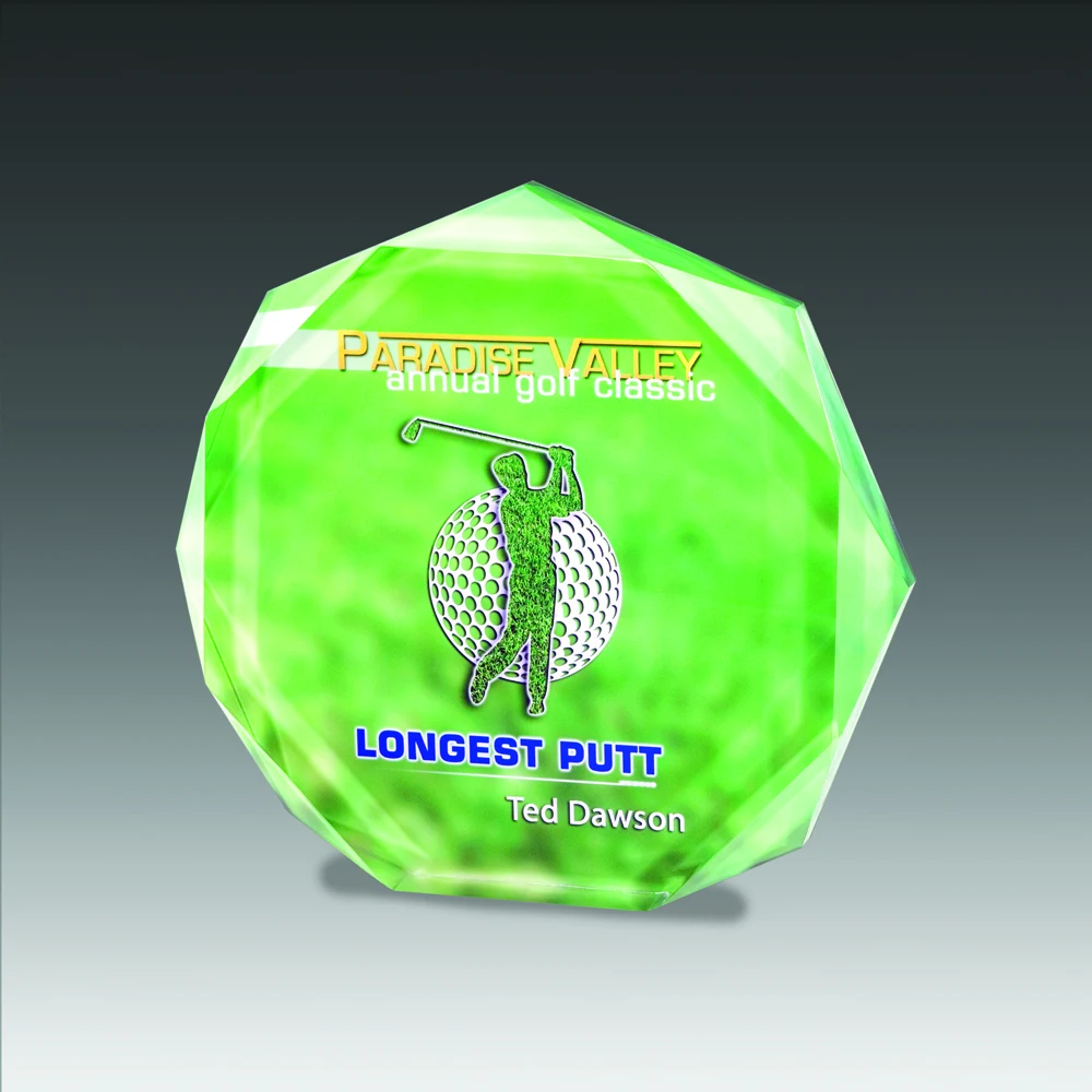 5" AcryliPrint HD Octagon Bevel Award 1