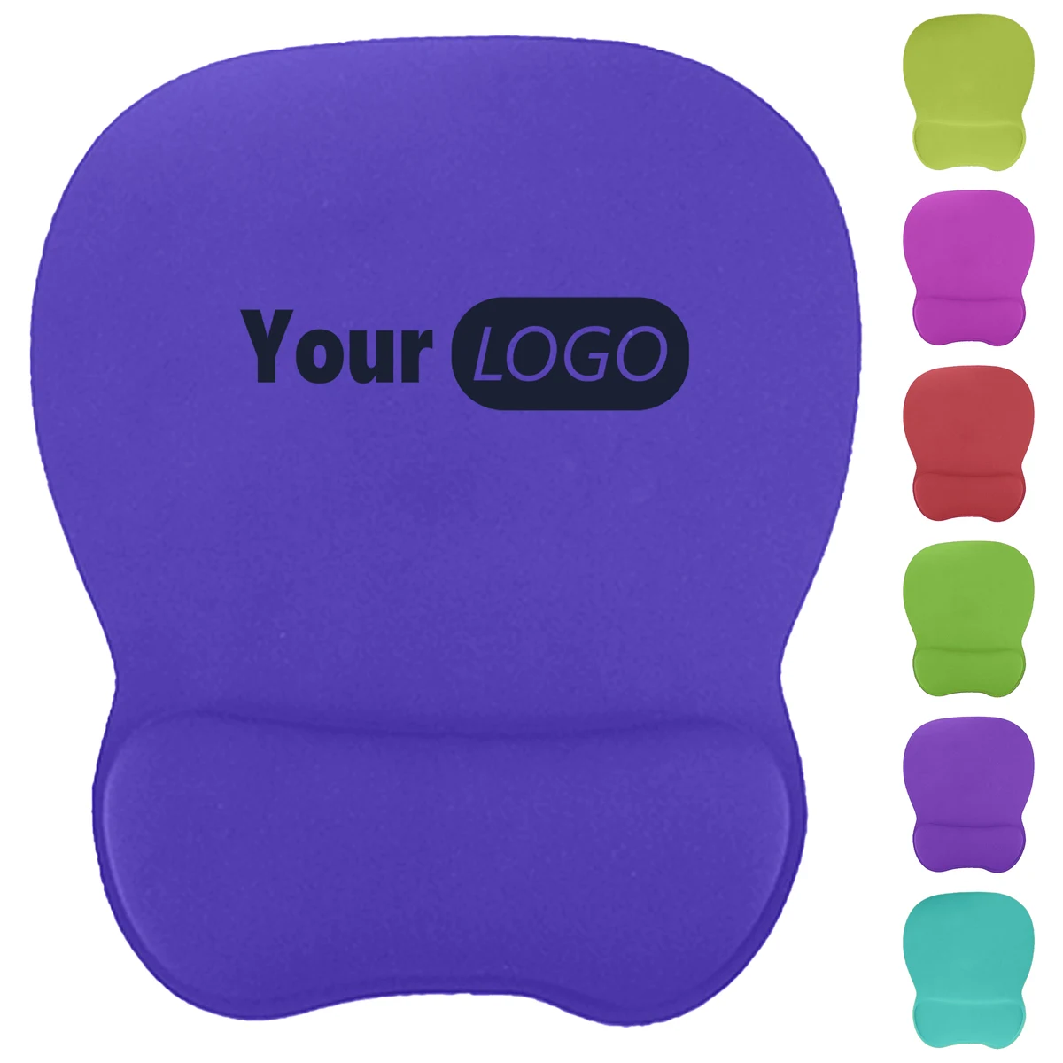 Natural Rubber Ergonomic Memory Foam Mouse Pad With Wrist Support 1