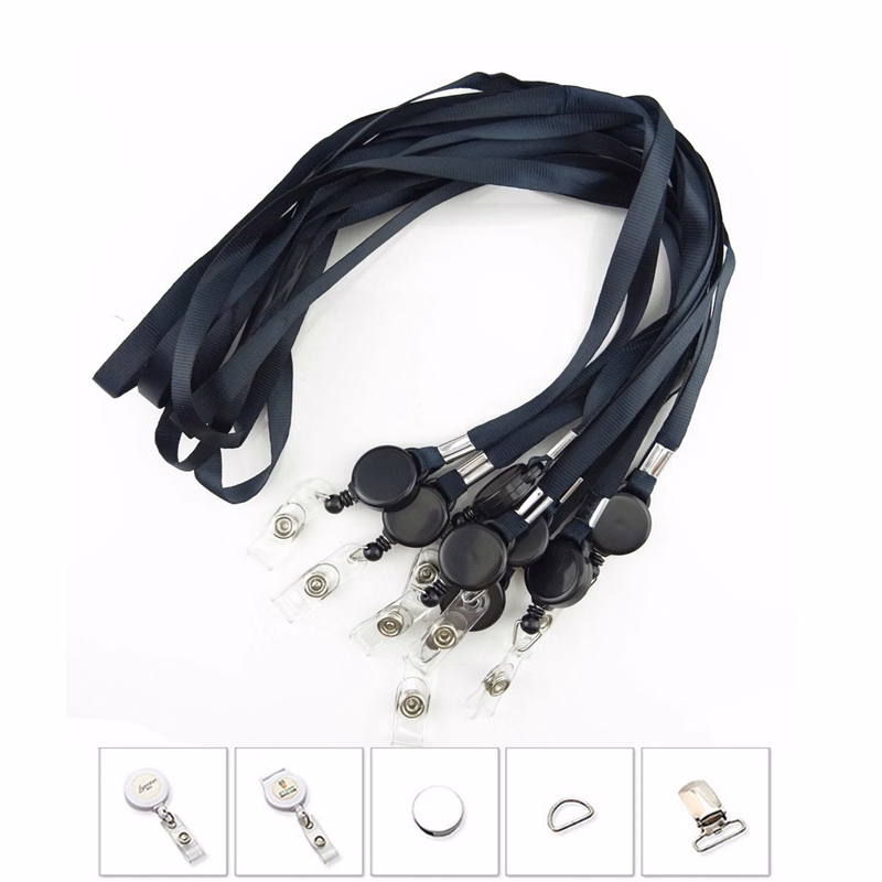 3/4" Lanyard W/ Retractable Badge Reel
