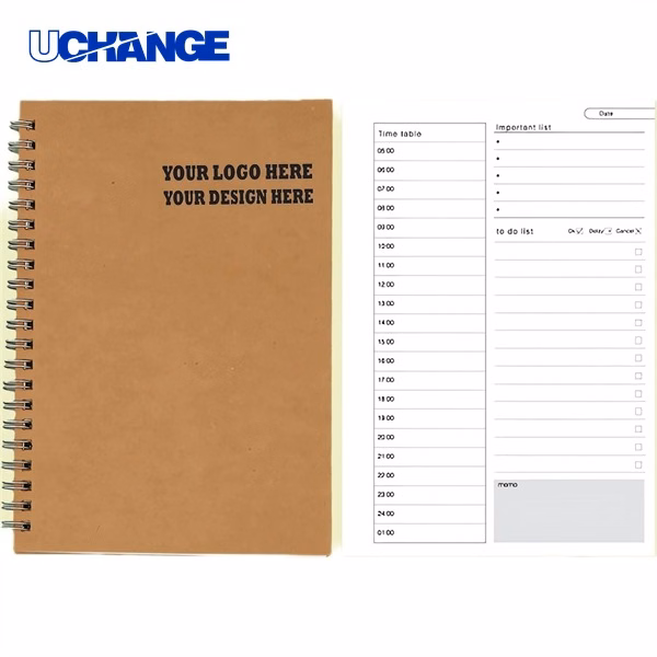Kraft To-Do List Notebook Planner (50 Pages)