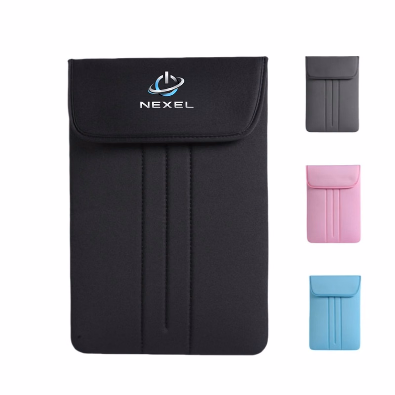 15inch Neoprene Laptop Sleeve Bag With Flip Closure