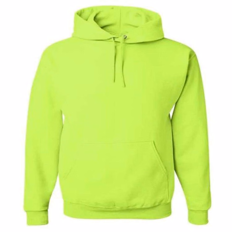 NuBlend Hooded Pullover Neon Green Large