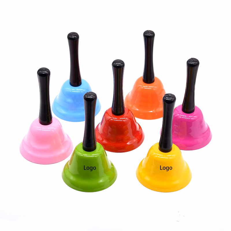 Metal Cowbell Noise Maker with Handle and Key Ring