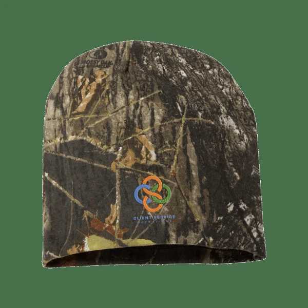 Outdoor CMK405 Cap - Reversible 8" Knit Camo Cap 1