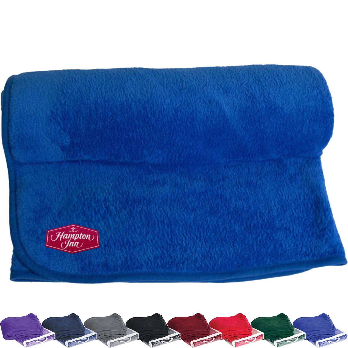 Custom Embroidered 280G Micro Plush Blankets, 50" X 60" 1