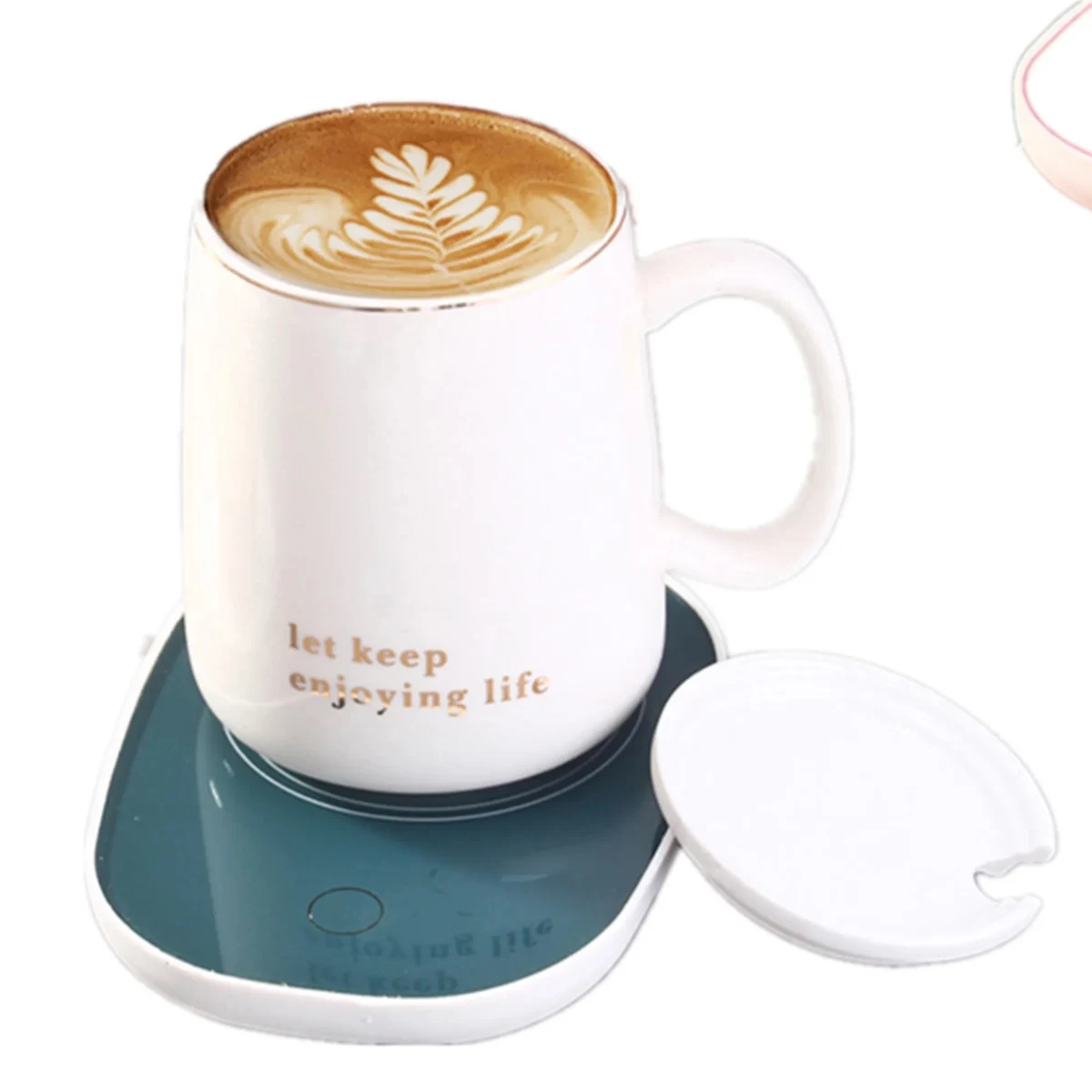 Gravity induction coffee Mug heated coasters. MOQ 100 PCS 1