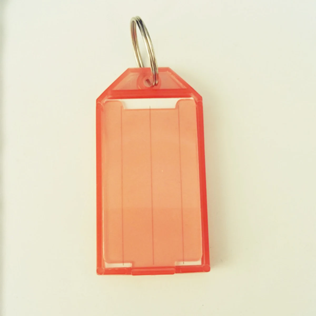 Colorful Plastic Keychain With Metal Split Ring 1