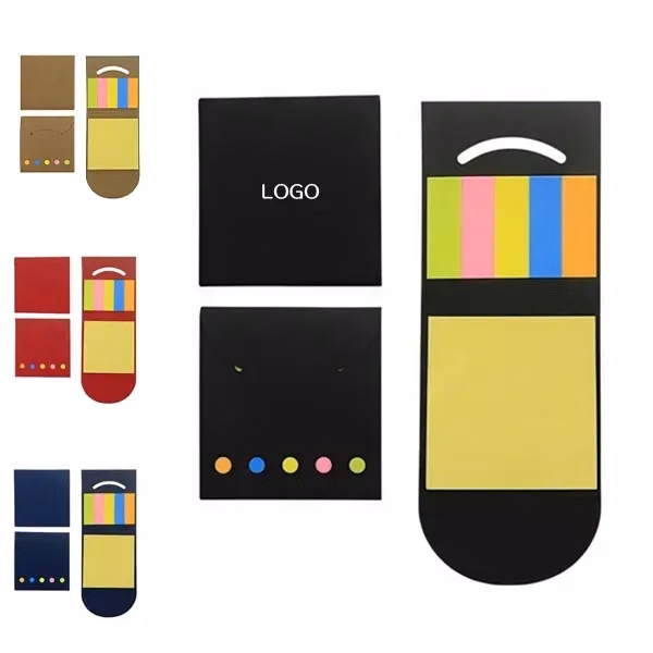 Neon Sticky Notes and Page Markers Combo Pack
