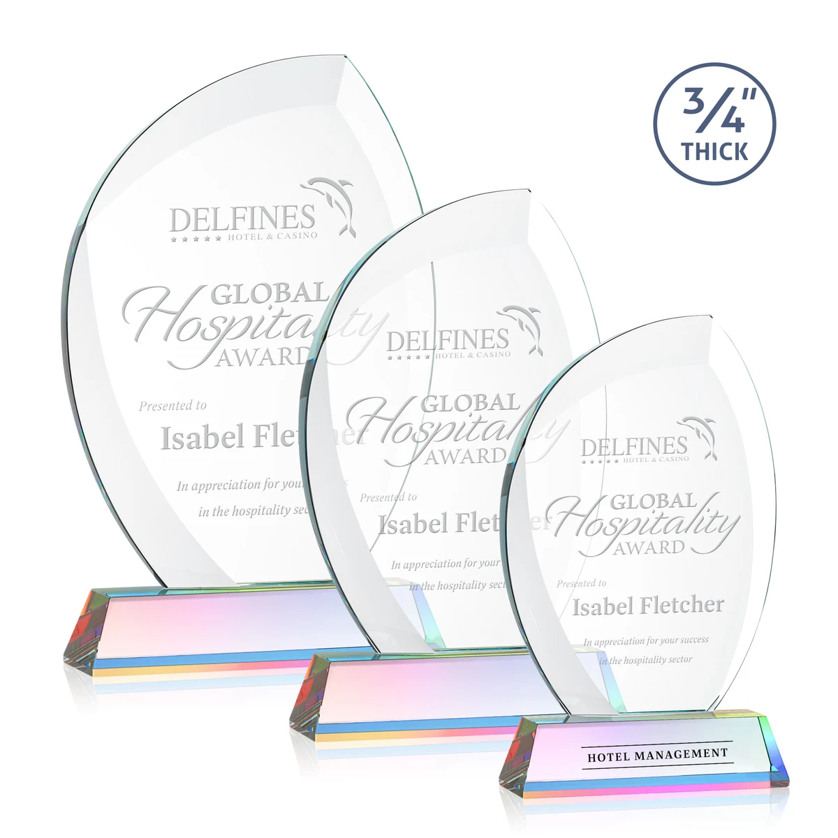 Wichita Award on Newhaven Base - Prismatic 1