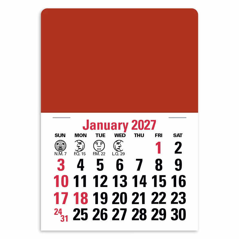 Triumph® Calendars Press-N-Stick Standard Calendar