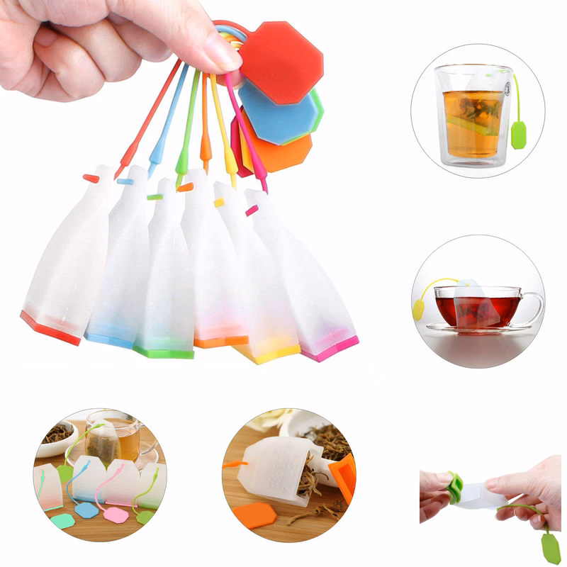 Silicone Reusable Tea Bag Filters