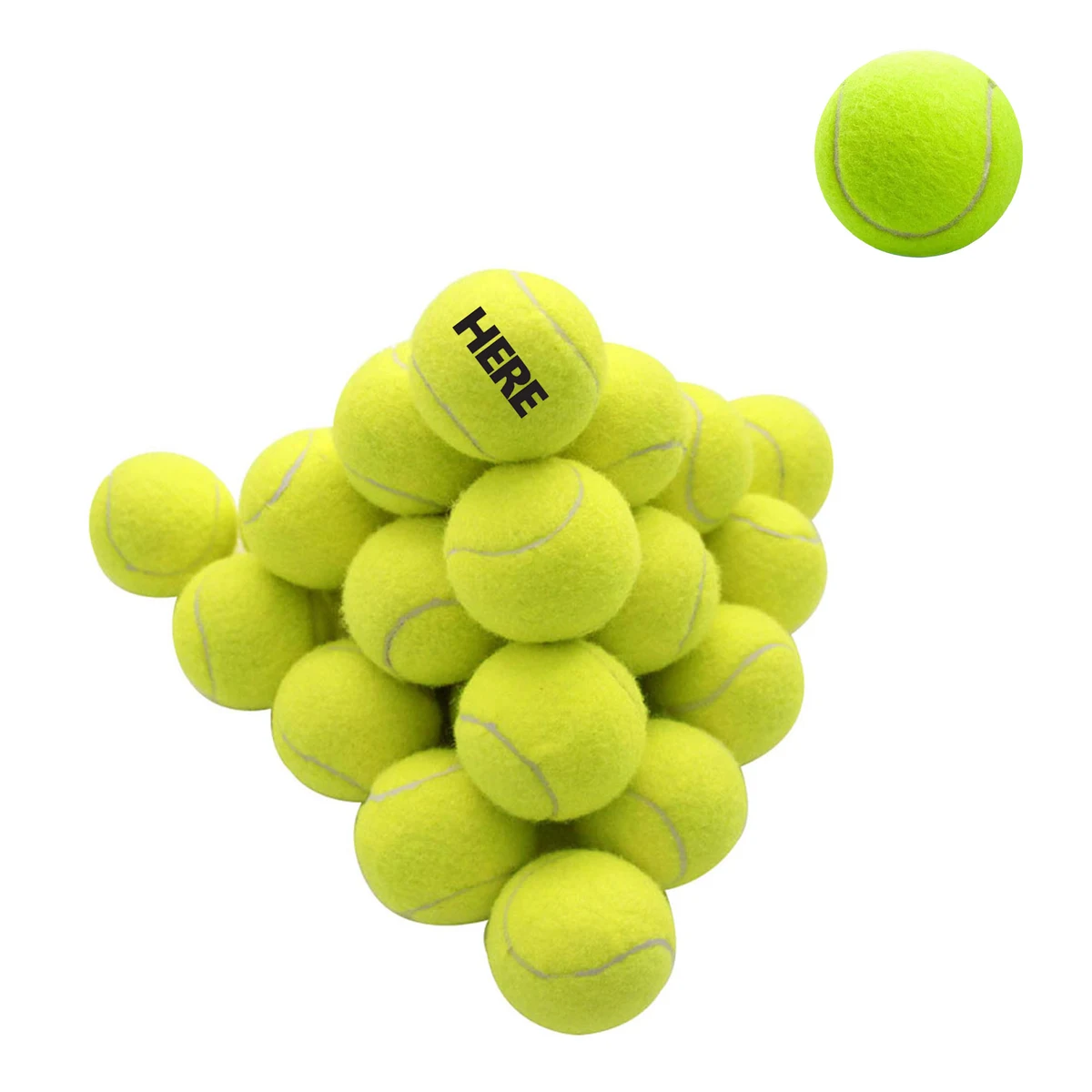 Durable Shock-Absorbing Beginner Practice Tennis Ball 1