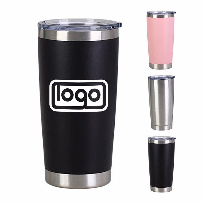 20 Oz Travel Tumbler w/ Clear Lid