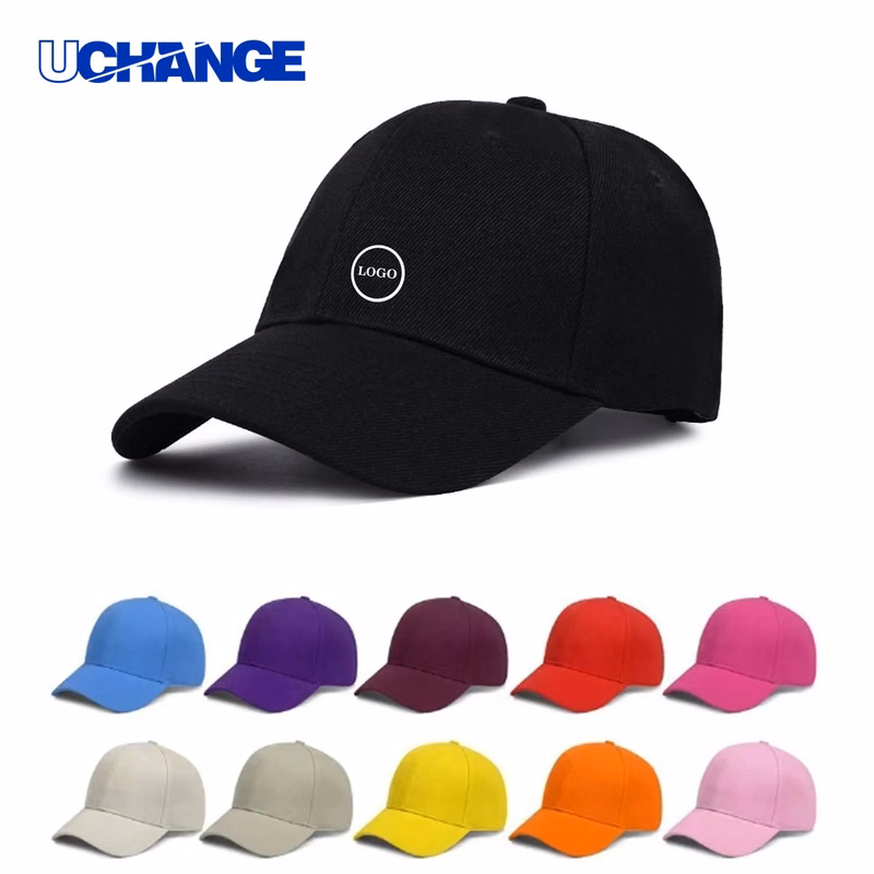 Solid Color Polyester Baseball Cap