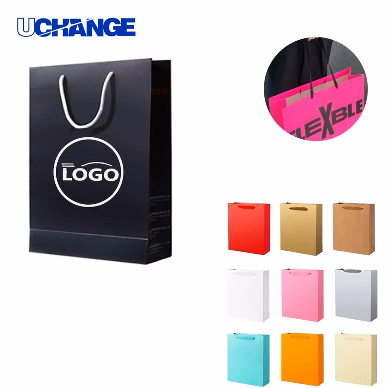 White Card Paper Gift Bag