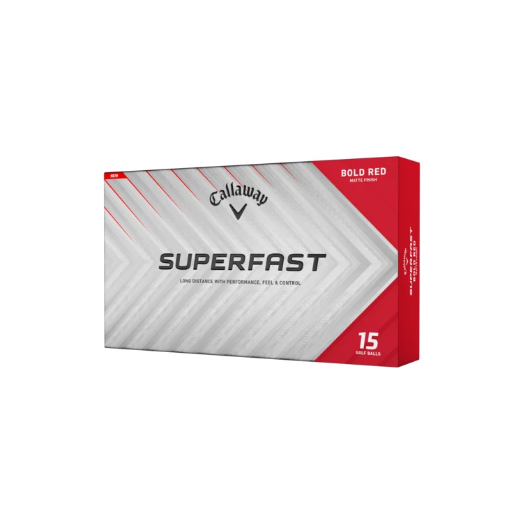 Callaway Superfast Golf Balls 15-Ball Pack - Bold Red 1