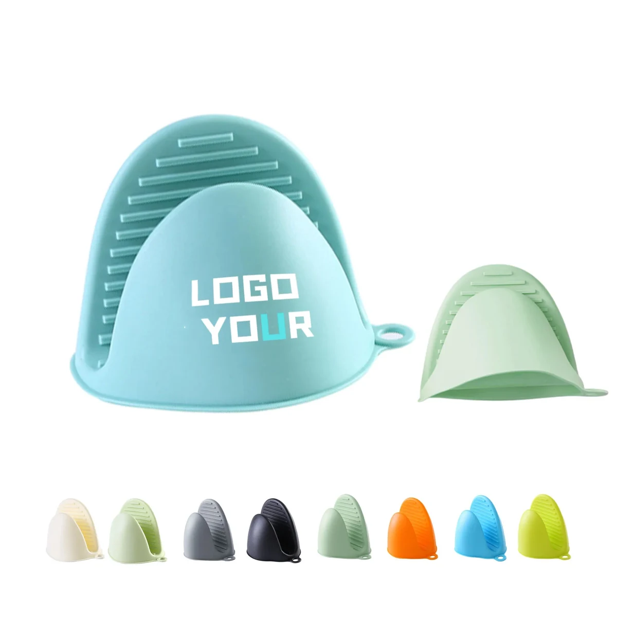 Silicone Heat Resistant Non-slip Cooking Mitts 1