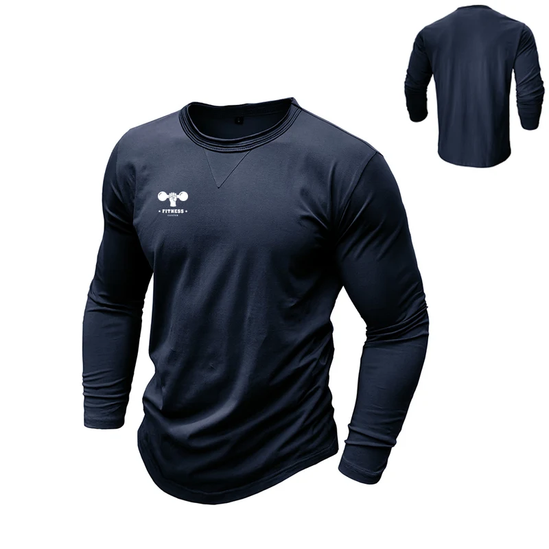 Crewneck Long-Sleeve Cotton 1