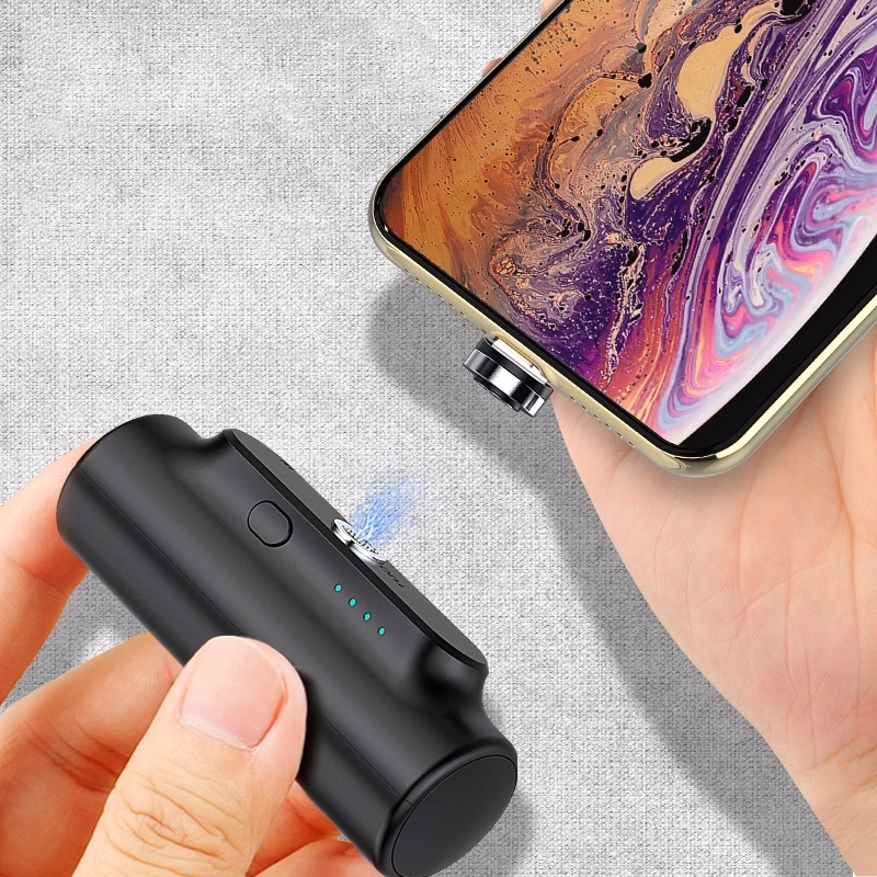 Mini 3000mAh Portable Magnet Power Bank for iPhone