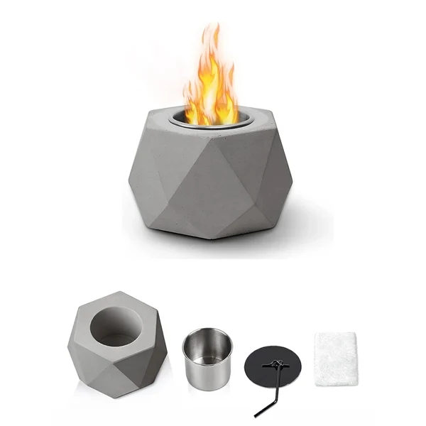 Concrete Tabletop Fire Pit 1