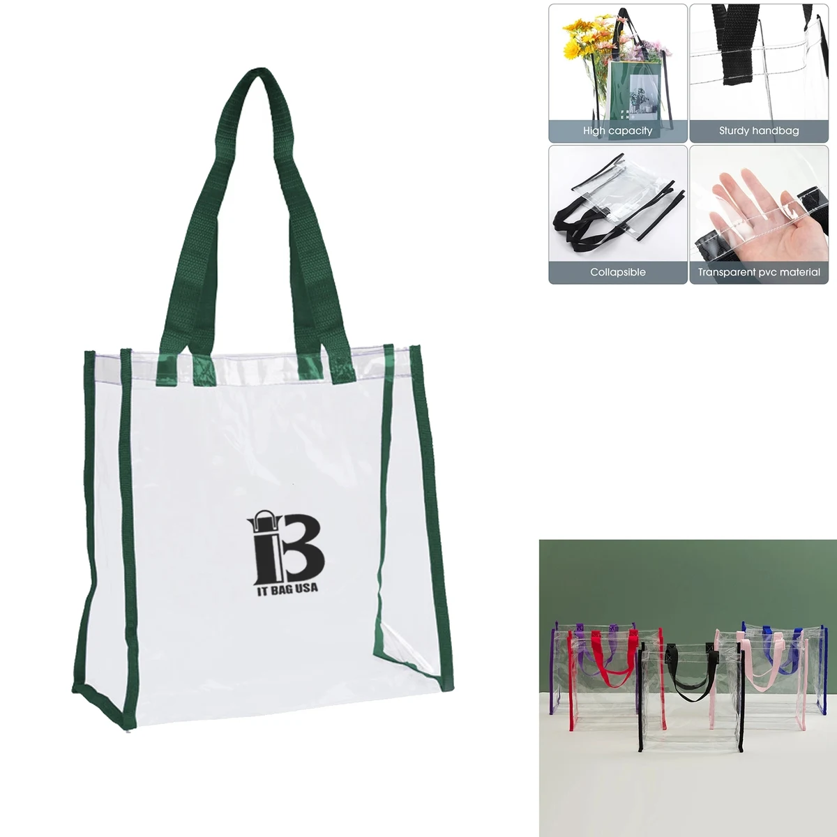 Clear Pvc Bags Stadium Approved 1