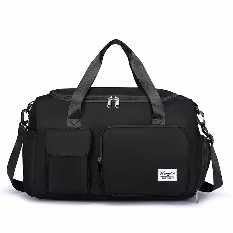 Foldable Duffel Bag with Pockets ( 18.9" X 10.63" X 8.66" )