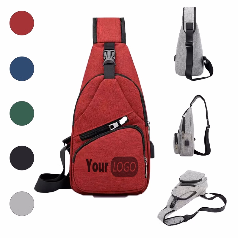 Waterproof Outing Leisure Rechargeable Chest Bag