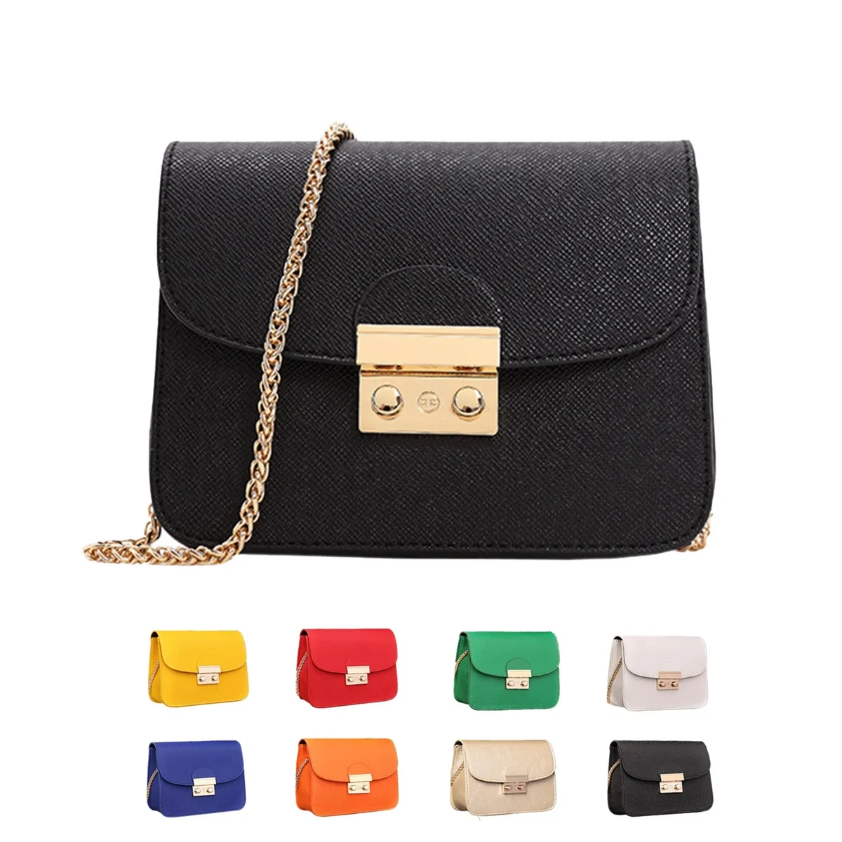 Simple chain trend one-shoulder crossbody bag 1