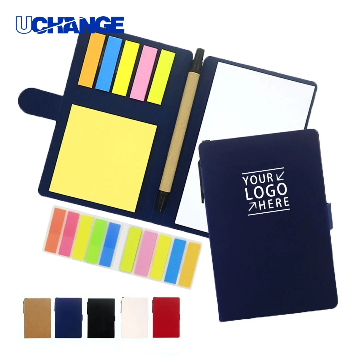Sticky Notebook Journal with Pen 1