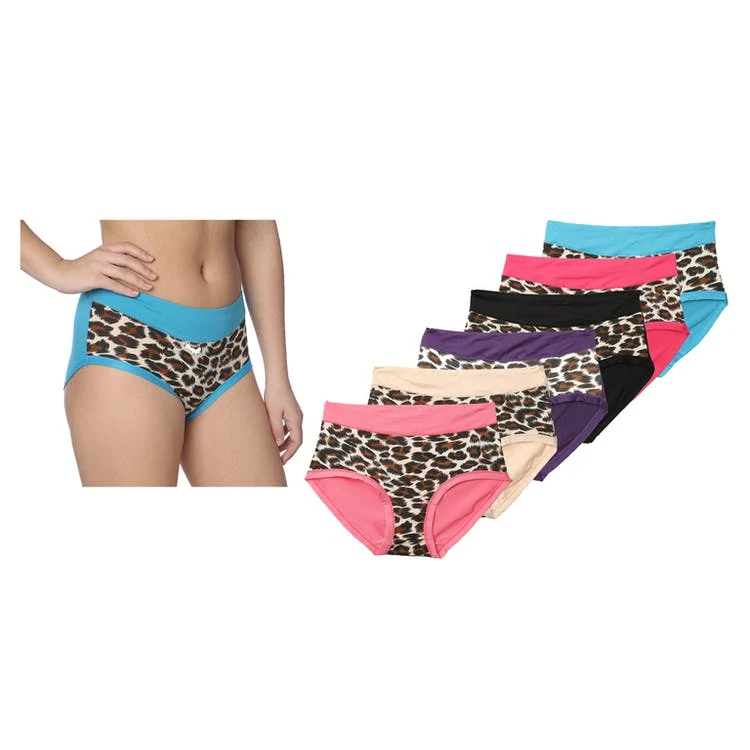 Women's Nylon/Spandex Panties - Cheetah Prints Sizes 8-10 1