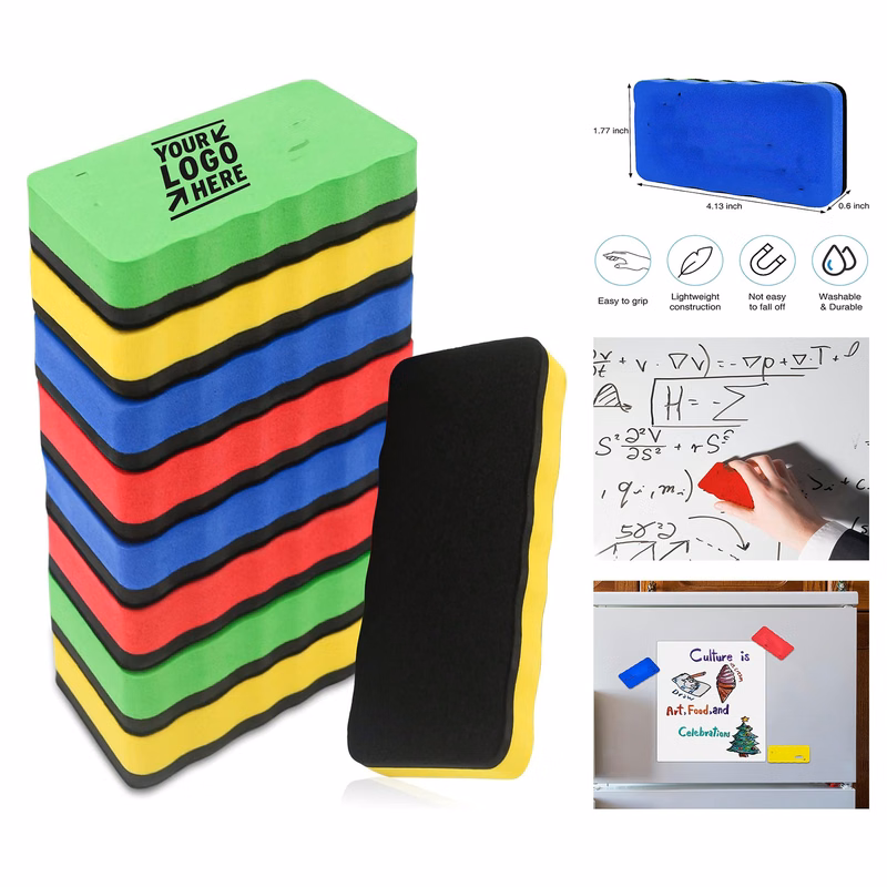4.13 x 1.77 x 0.6 Inches Magnetic Dry Erasers for White Board