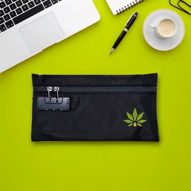 Custom Smell Proof Stash Bag with Combination Lock