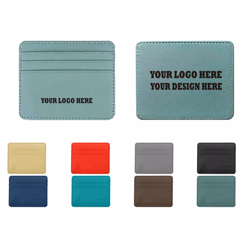 Slim PU Leather Card Holder Wallet