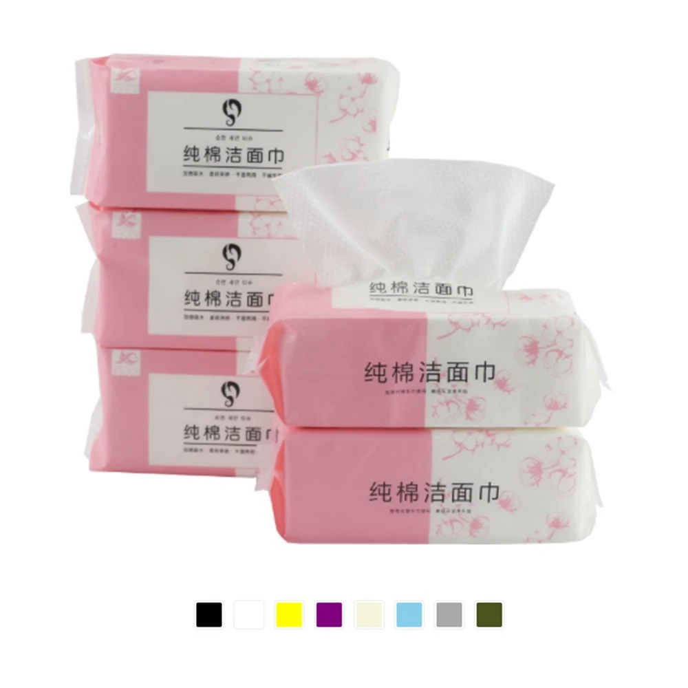 Cotton Face Clean Paper Towel Facial Wipe Tissue 1