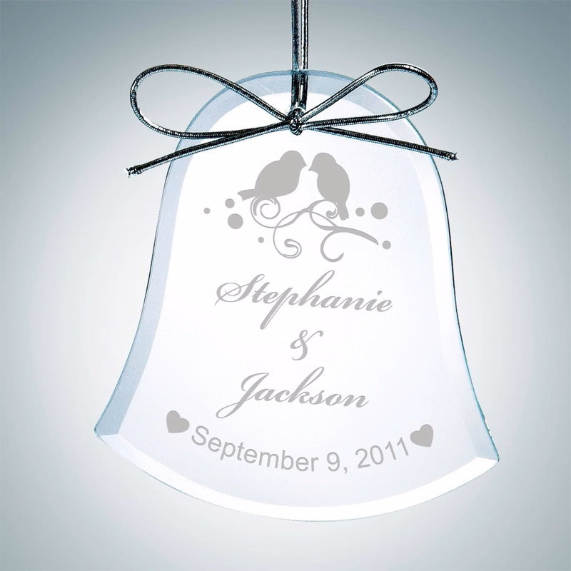 Glass Bell Ornament