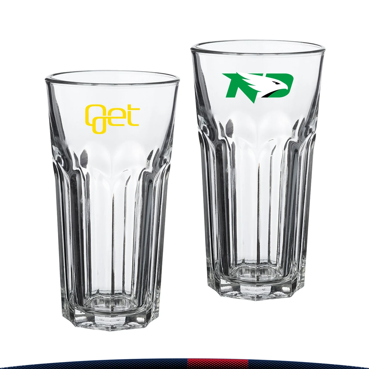 22 oz. Nolux Tall Beer Glass 1